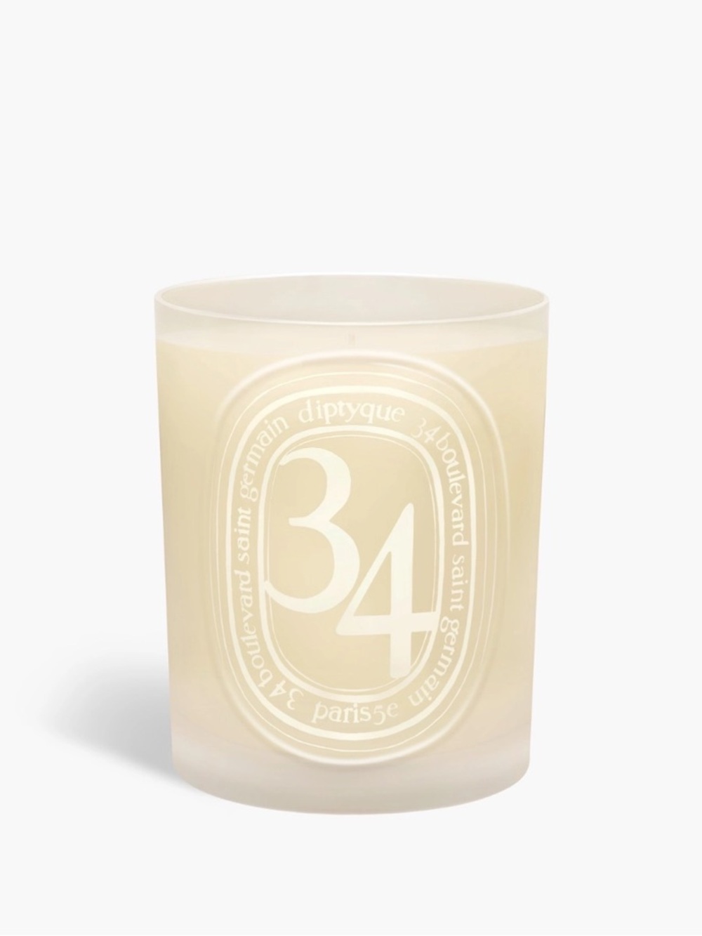 Diptyque - Empty Vessel 34 Blvd Saint Germain Frosted White